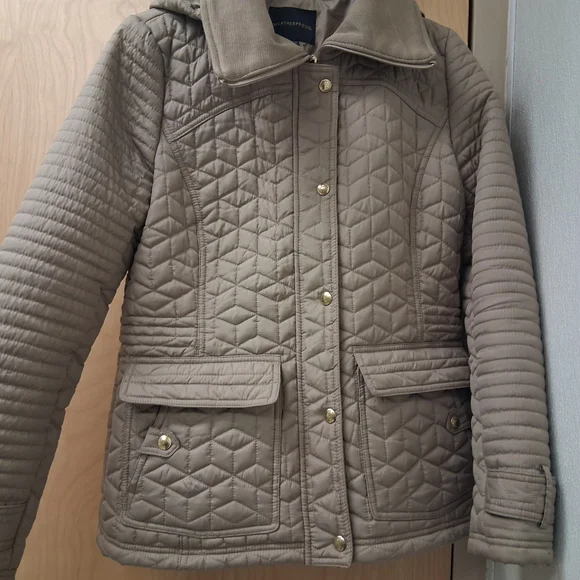 Weatherproof Quilted Bomber Jacket - Brown - Picture 8 of 9